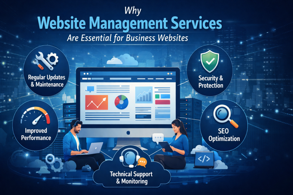 Why Website Management Services Are Essential for Business Websites